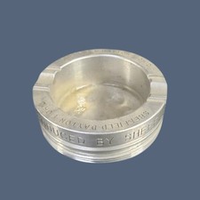 Vintage Sheffield Dayton Ohio Cast Aluminum Advertising Ashtray Mid Century 1940 picture
