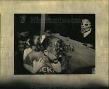 1994 Press Photo Girls run past ghouls in Chinchuba Haunted House - noa64185 picture
