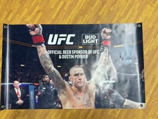 UFC Bud Light Dustin Poirier Banner 40x24 | MMA Man Cave Decor | Fight Night picture