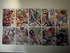 One Piece x Round 1 Promo Cards English Complete Full Set (10 Cards) picture