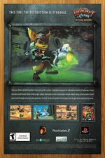2004 Ratchet & Clank Up Your Arsenal PS2 Print Ad/Poster Official Promo Wall Art picture