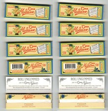 10X CLUB MODIANO ROLLING PAPERS SINGLE WIDE UNGUMMED 50 LEAVE PER PACK TOTAL 500 picture