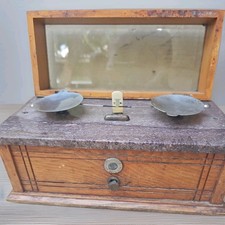 Vintage Henry Troemner Apothecary/ Gold Balance Scale picture