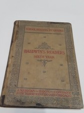 School Reading By Grades Sixth Year James Baldwin Illustrated 1897 School Book picture