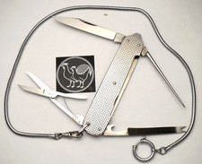 Vintage HEN & ROOSTER STAINLESS Solingen Fly Fishing Knife High Quality MINT picture