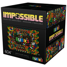 Spin Master, Rubik’s Impossible Puzzle, 500-Piece Lenticular Puzzle, Ages 12+ picture