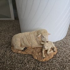 Lenox Thomas Blackshears Ebony Visions THE NATIVITY SHEEP WITH LAMB FIGURINE  picture