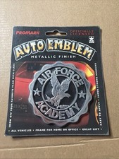 Promark Chrome Vehicle Emblem 3x3 Inches Graphics UV Protected Air Force Academy picture