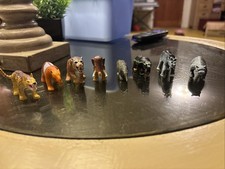 Rare Play Visions Prehistoric Mammals Complete Set Of 8 Mini Figures picture
