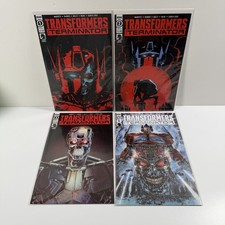 Transformers vs The Terminator Comic Lot of 4 Issues #1-4 IDW Dark Horse picture