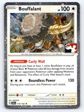 Bouffalant (Cosmos Holo) 119/142 Rare Prize Pack Series Cards Pokemon Near Mint picture