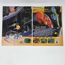 Extreme-G 2 XG2 Racing Nintendo 64 N64 Live Fast Print Ad/Poster Promo Art picture