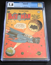 BATMAN #59 • 1ST DEADSHOT • CGC 1.8 OW PGS • NEEDS PRESSING • SUPER HTF picture