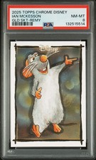 2025 Topps Chrome Disney Ratatouille REMY Sketch Cards Ian Mckesson PSA picture