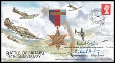 ACM SIR MICHAEL GRAYDON GCB CBE Signed RAF CC70 Battle of Britain 60th Ann Cover picture