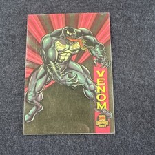VENOM 1994 Marvel Universe SUSPENDED ANIMATION Acetate Insert Card JUMBO RARE picture