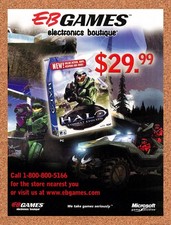 2004 Halo EB Games Original Advertisement / Retro Promo v3 picture