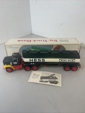 Classic Gas Gasoline Hess Toy Truck & Tank Trailer Bank w/ Box And Insert MIB picture