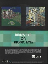 SimCity 3000 Print Ad/Poster Art PC Big Box (B) picture