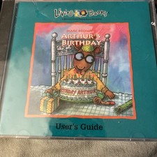 Living Books Arthur's Birthday CDROM Marc Brown Interactive Storybook New Sealed picture