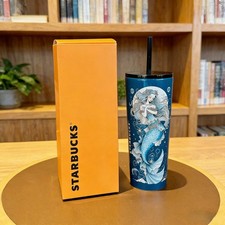 Starbucks Siren Goddess Straw Tumbler 500ml Insulated Stainless Steel Coffee Cup picture