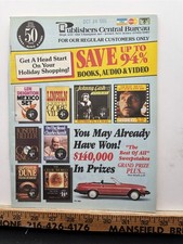 1986 Publishers Central Bureau Books Records Video Avenel NJ Catalog Vintage picture