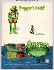 Frogger PS2 GBA Konami Platform Adventure 2001 Advertisement picture