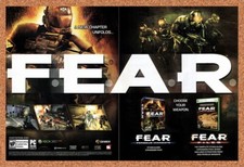 2007 FEAR Xbox 360 Original Advertisement / Retro Promo v3 picture