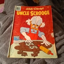 WALT DISNEY'S UNCLE SCROOGE #14 DELL 1956 CARL BARKS lost crown of Genghis Khan picture