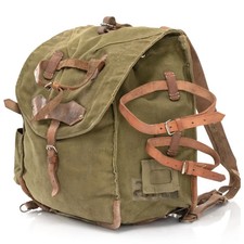 Surplus, Romanian Army Canvas Backpack and Helmet picture