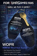WAR GAMES Movie Inspired WOPR Keytag picture