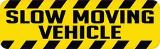 StickerTalk Slow Moving Vehicle Warning Magnet, 10 x 3 inches picture