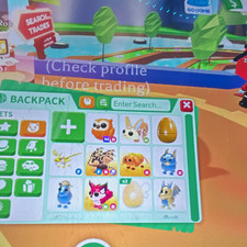 Roblox Adopt Me Virtual Pets Inventory Backpack Game Item/Asset picture