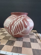 Mata Ortiz pottery Oscar Y Quezada 2nd Generation Master Nice Example 7x8 4 Inch picture