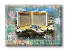 Mirage Large fridge  magnet from the historic Mirage Hotel & Casino picture