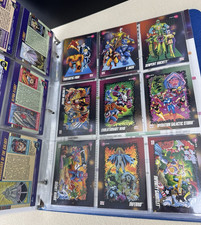 1992 Impel MARVEL UNIVERSE Series 3 COMPLETE SET of 200 / Nrmt-Mint In Binder picture