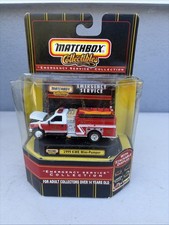 Matchbox Emergency Service 1999 KME Mini-Pumper Die-Cast Fire Truck Damaged Box picture
