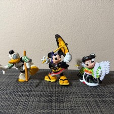 Disney Mickey Minnie Donald Kabuki Ver. Figure Set Japan Exclusive NM Rare picture