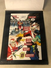 JLA #21 comic ART Color Guide STUNNING SPLASH ADAM STRANGE RANN 1998  picture