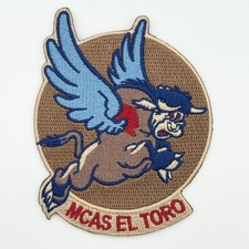 MCAS El Toro Original Design Patch – Embroidered, Iron-On, 4 inch picture