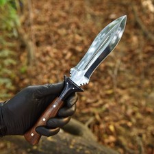 Handmade German Germany WW2 Dutch Knife Double Edge Dagger Blade picture