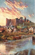 Picturesque Pembroke Wales Haverfordwest Castle OLD PHOTO picture
