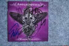 Apocalyptica - Worlds Dave Lombardo CD Album Signed/Autograph/Autographed/Autograph picture