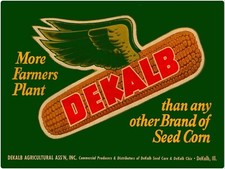 More Farmers Plant DEKALB Seed Corn NEW Metal Sign 24