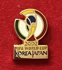 FIFA World Cup Korea Japan 2002 Official Logo Hard Enamel Pin Badge (Cloisonné). picture