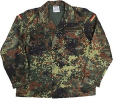 New XXLarge Short (Gr.5) German Bundeswehr Flecktarn Camo Military Jacket Army picture