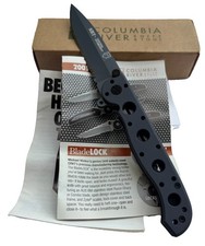 CRKT M16-13LE Kit Carson Law Enforcement Blue SRT AUS-8 Knife NOS NIB Vintage picture
