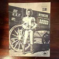 Official Program Wyoming Professional Championship Rodeo July 15-17, 1971 picture