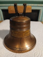 1919 Bankers Savings & Credit System Copper Liberty Bell Bank picture