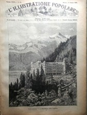 L'illustrazione Popolare 12 June 1887 Exhibition Bakery Coal Mines picture